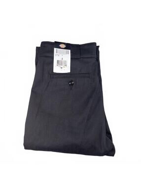 Dickies Womans 8 NEW $70 776 Flex Slim Fit Straight Leg Black Work Pants Size 8